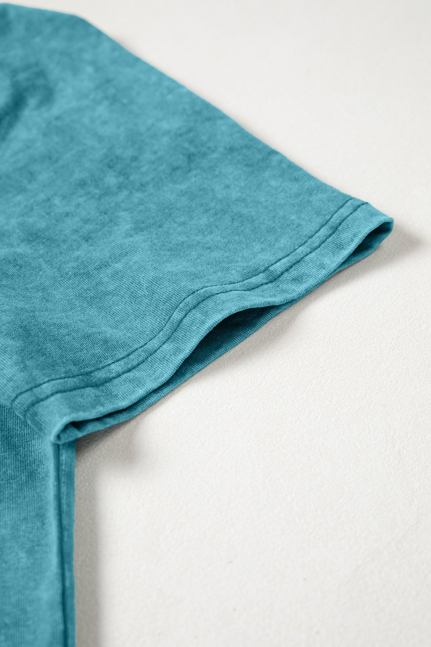 Turquoise what's the stitch Ruffle Top
