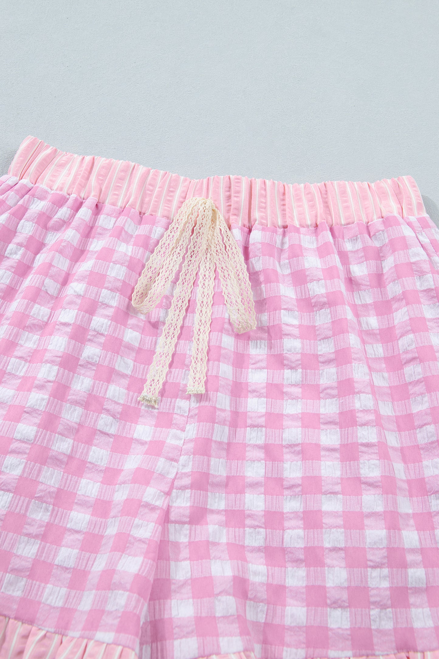 Pink Ruffle Shorts