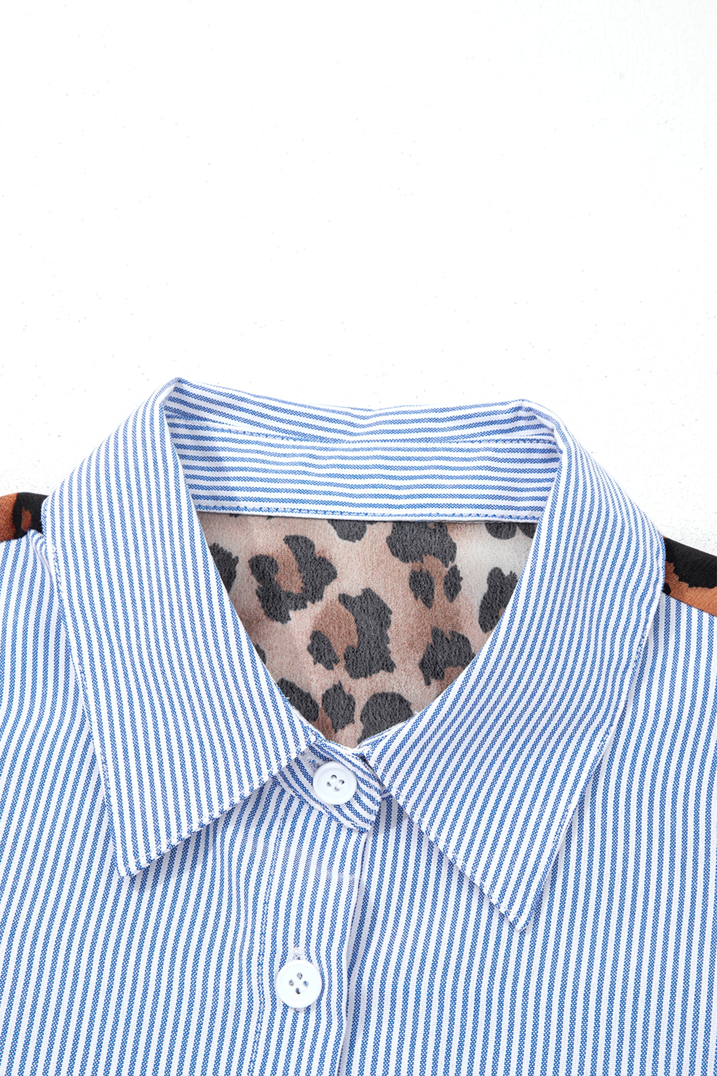 Cheetah Stripe Button Down Shirt