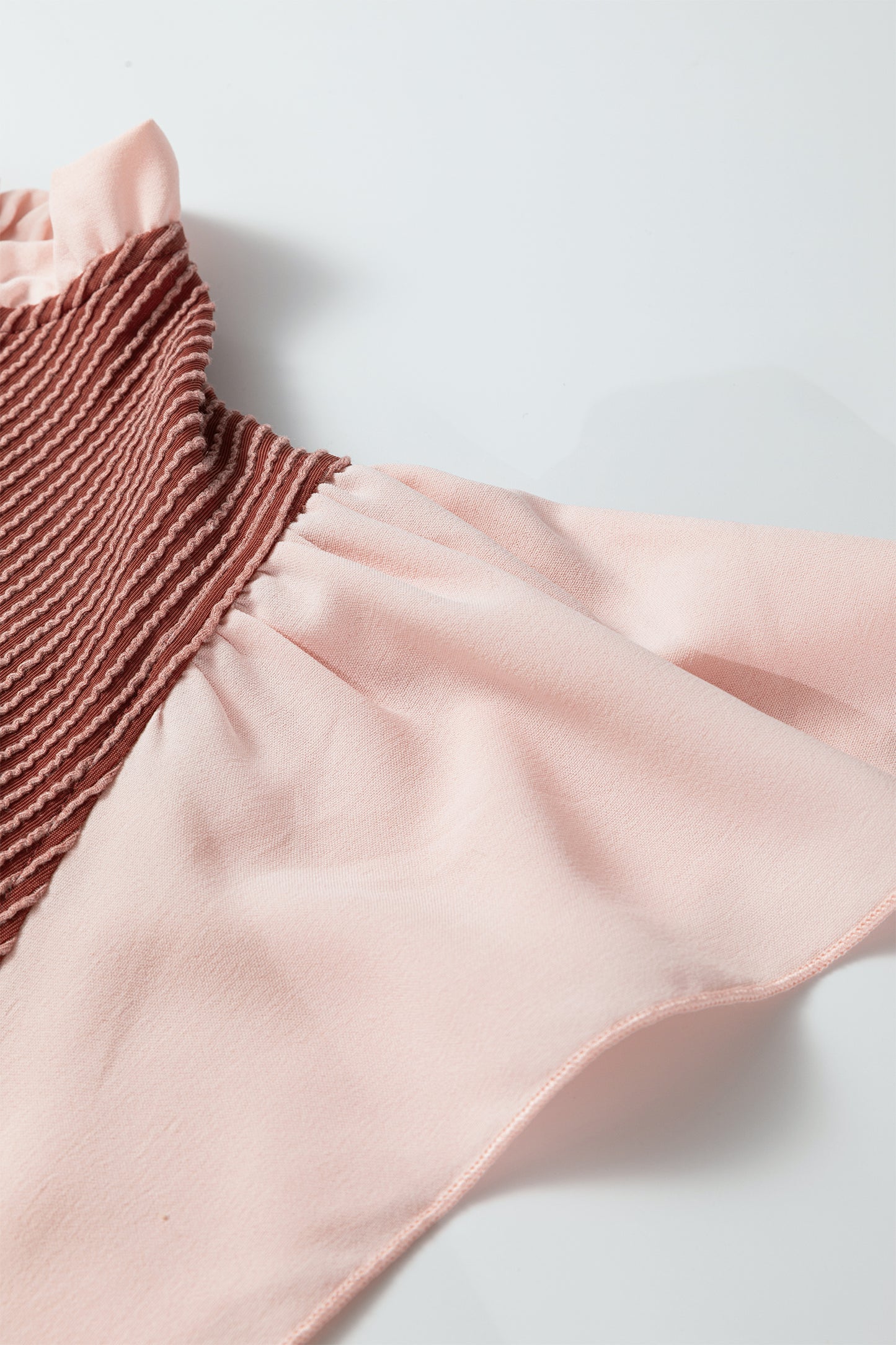 Rose Pink Textured Blouse