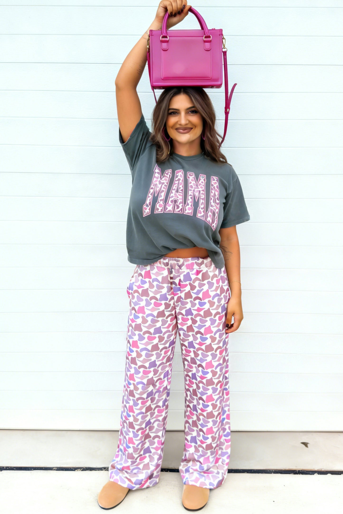 MAMA Pinkflage Pant Set
