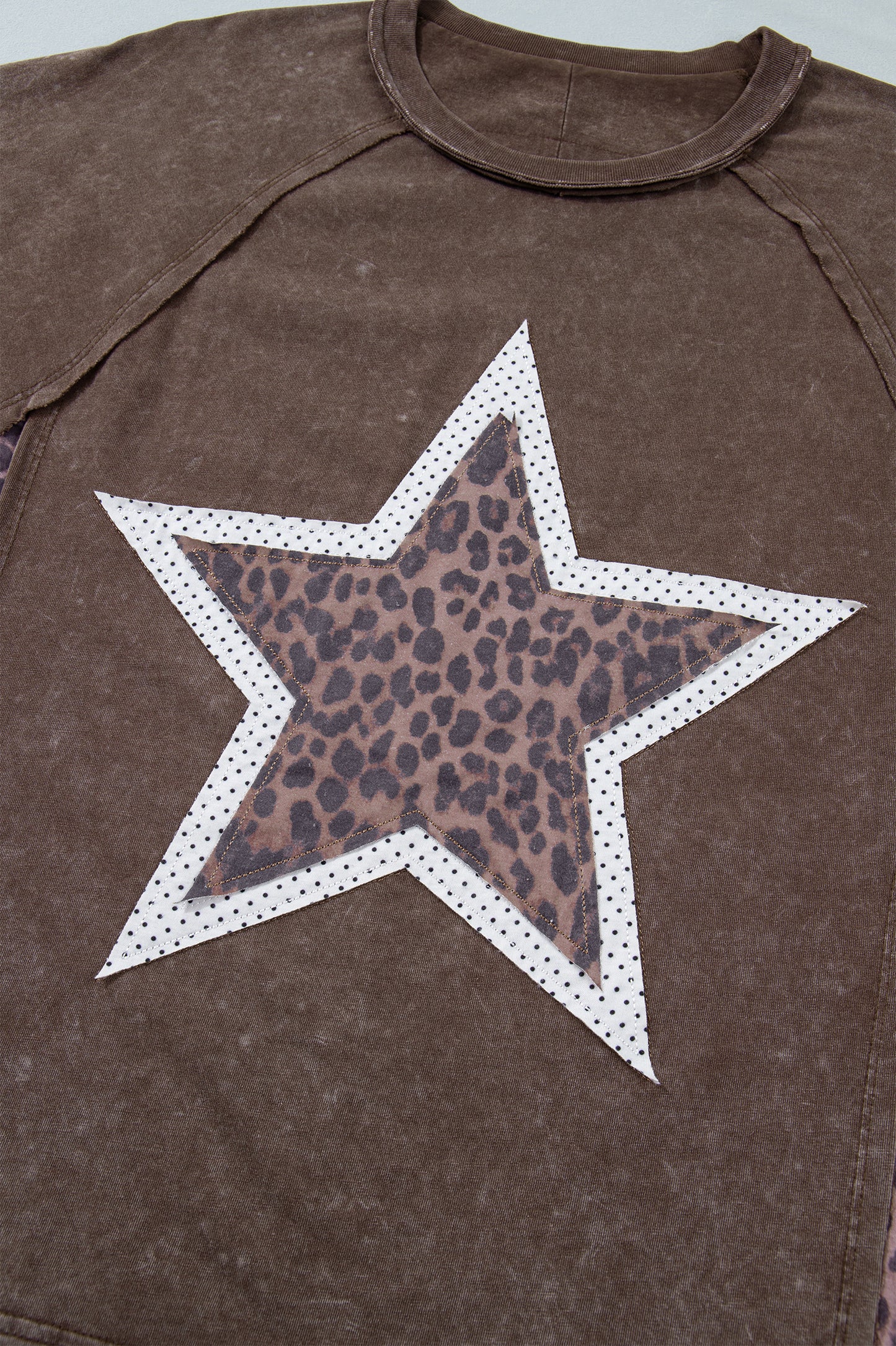 Leopard Star Patched Tee