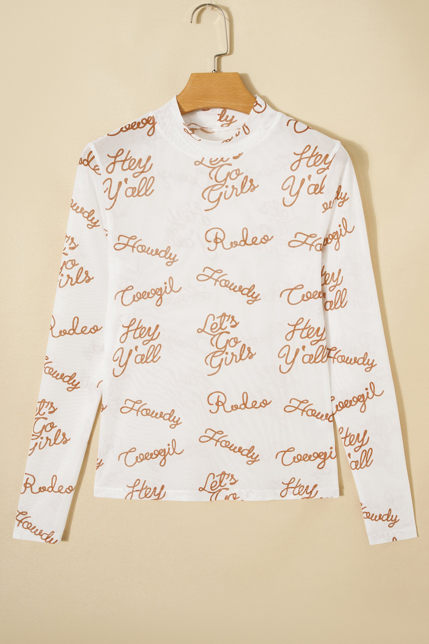 Howdy Hey Yall Mesh Top