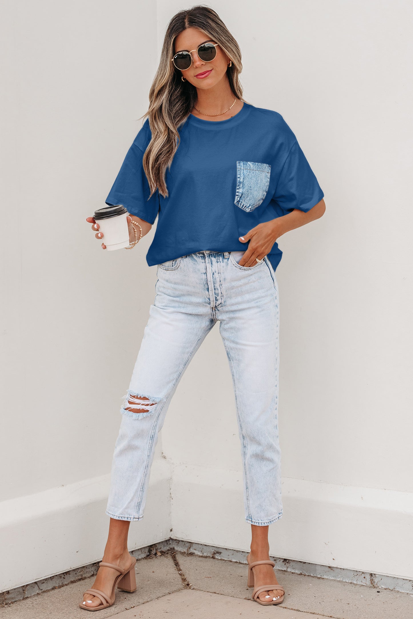 Baby Blue Top