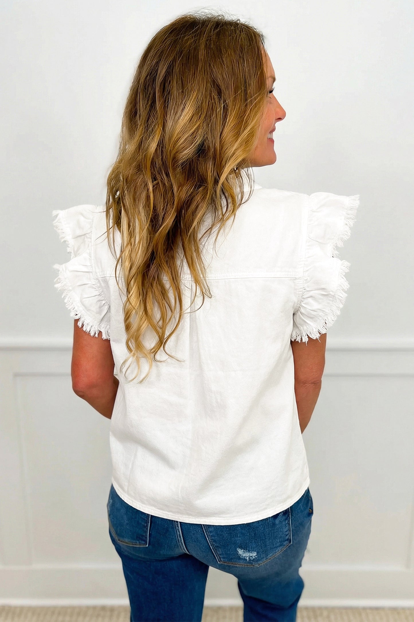 Blue Collar Denim Top