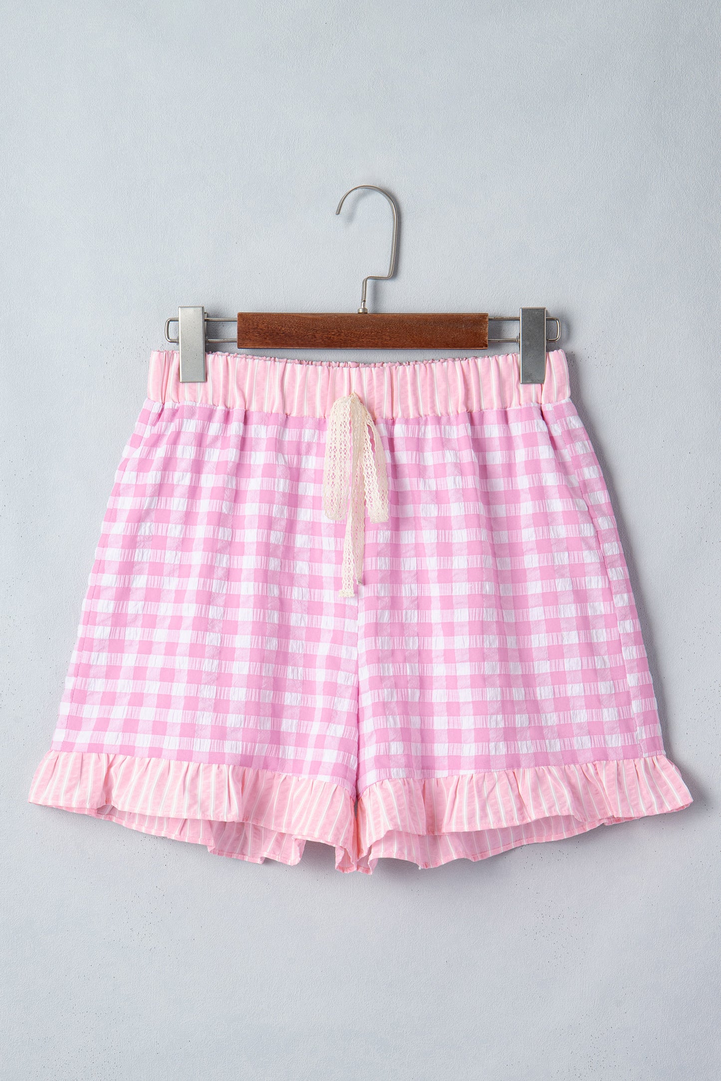 Pink Ruffle Shorts