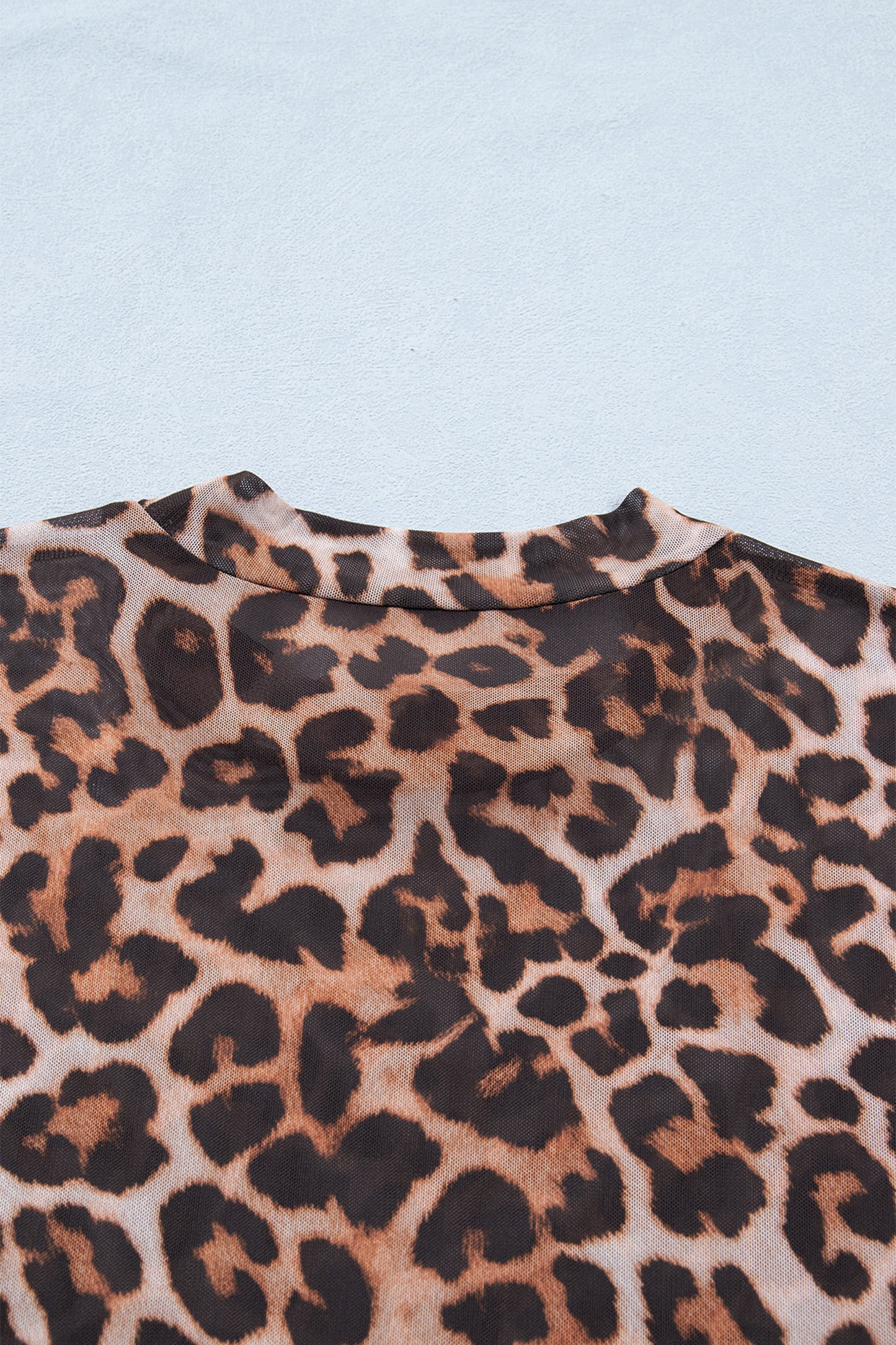 Cheetah Plus Mesh Top