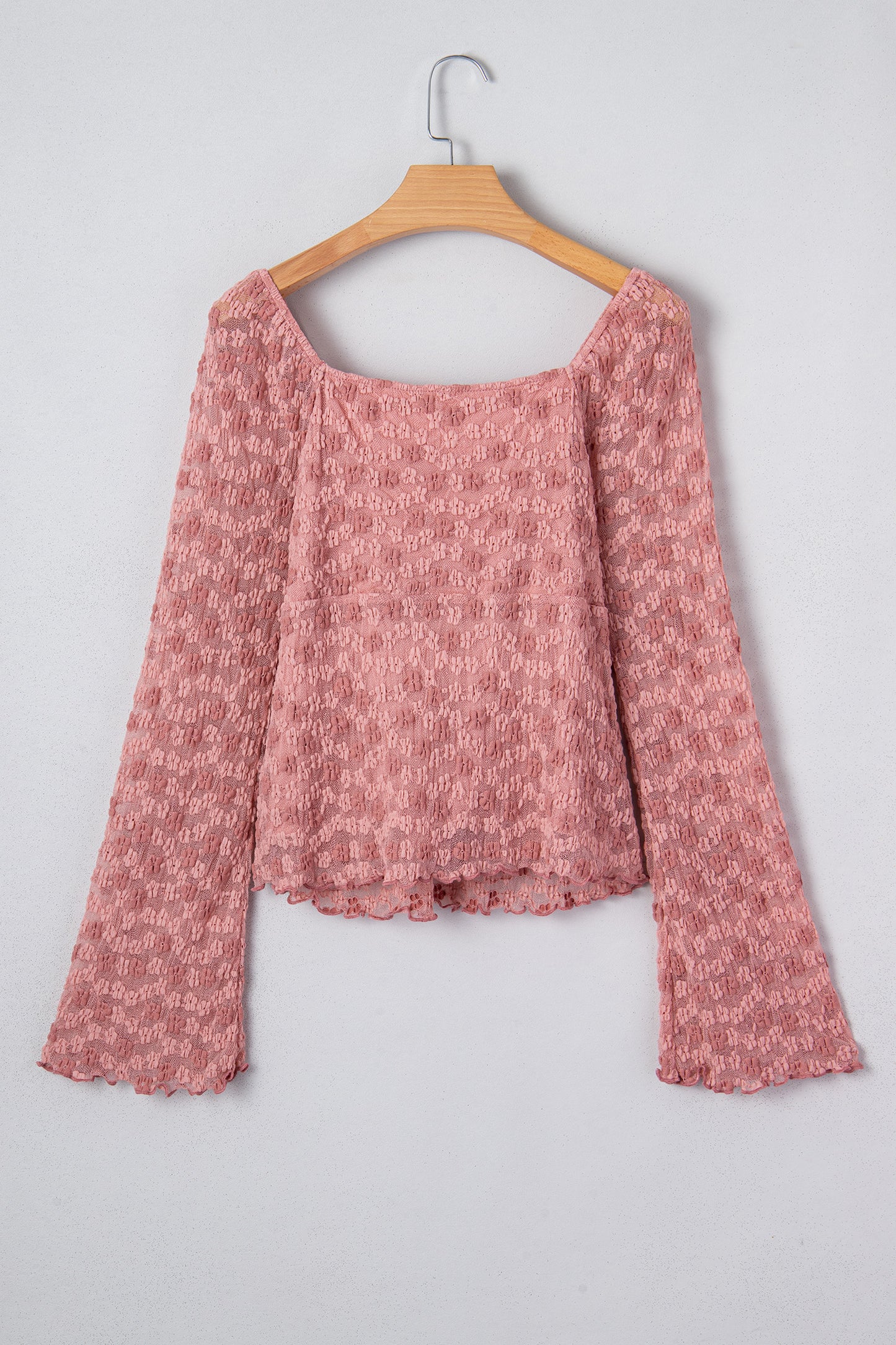 Peach Blossom Lace Blouse