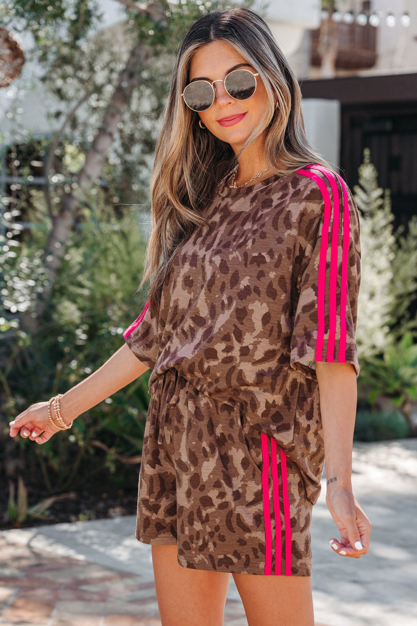Cheetah Girl Short Set