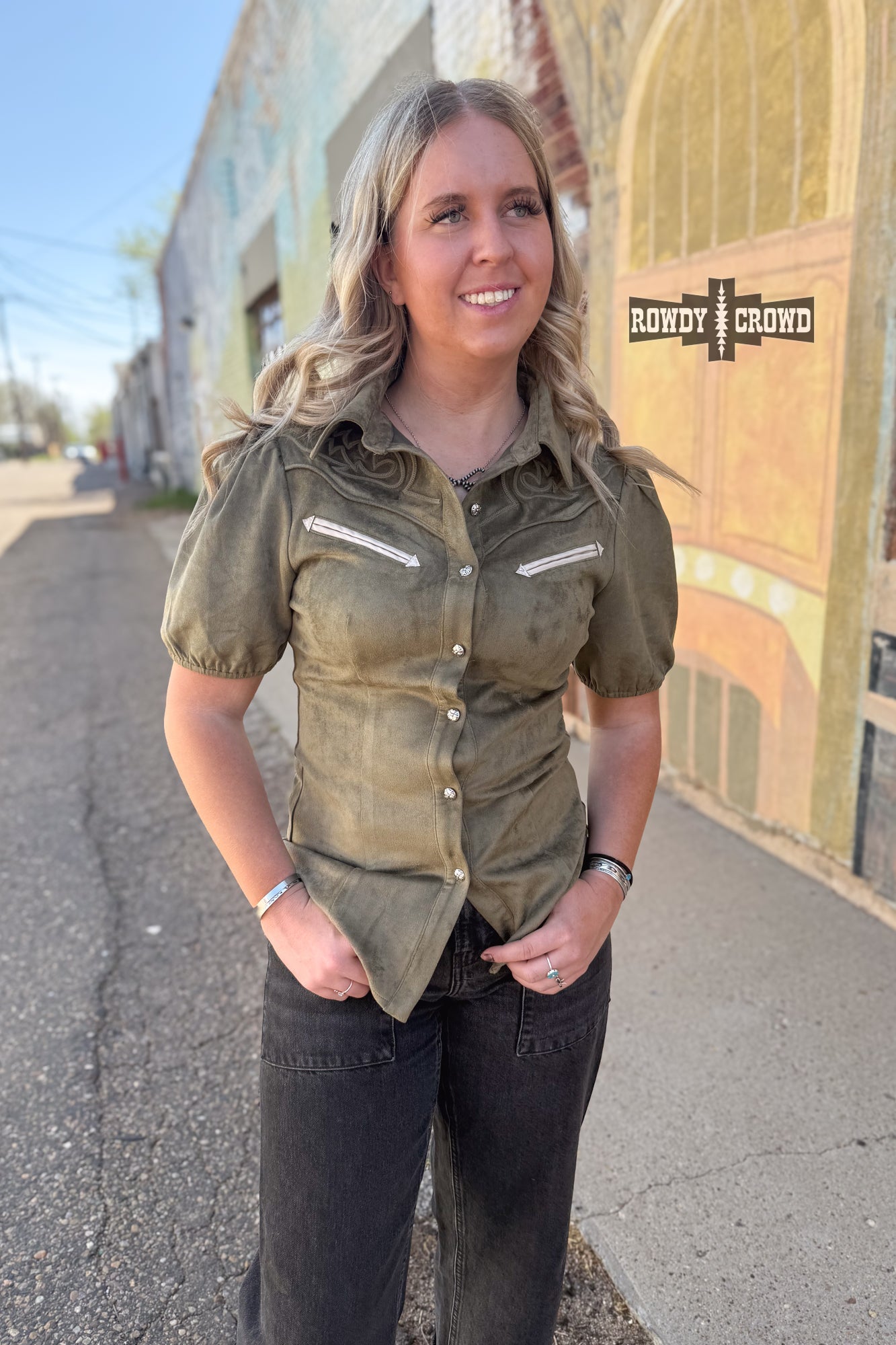 OLIVE- Calaboose Top