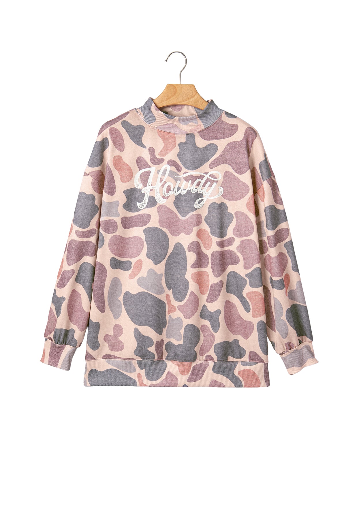 Multicolour Howdy Western  Pullover Sweatshirt
