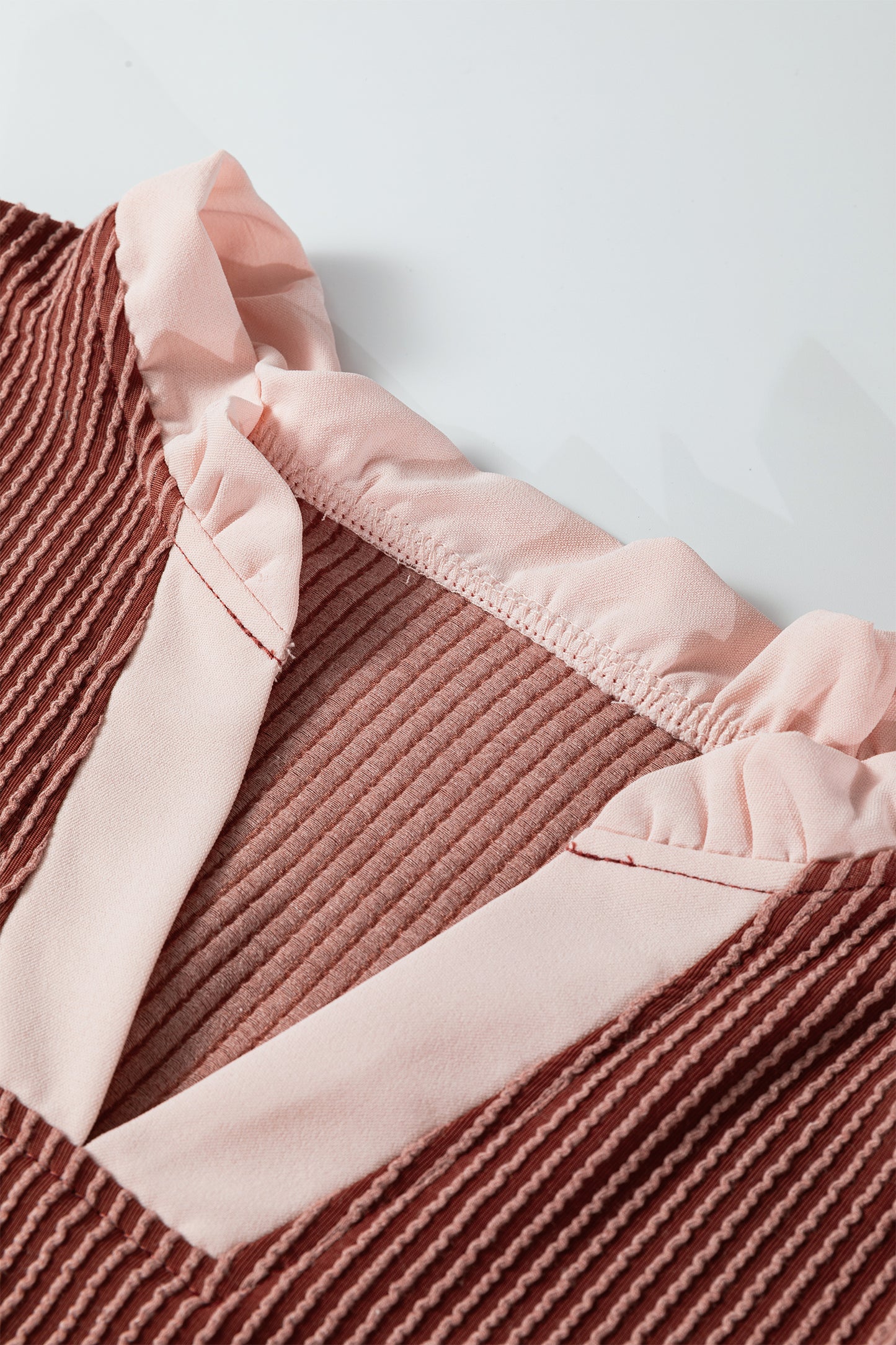 Rose Pink Textured Blouse
