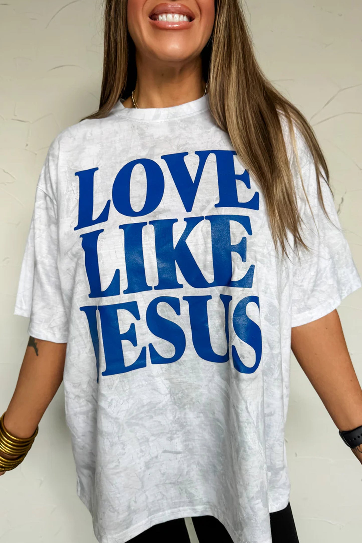 Blue LOVE LIKE JESUS Tee