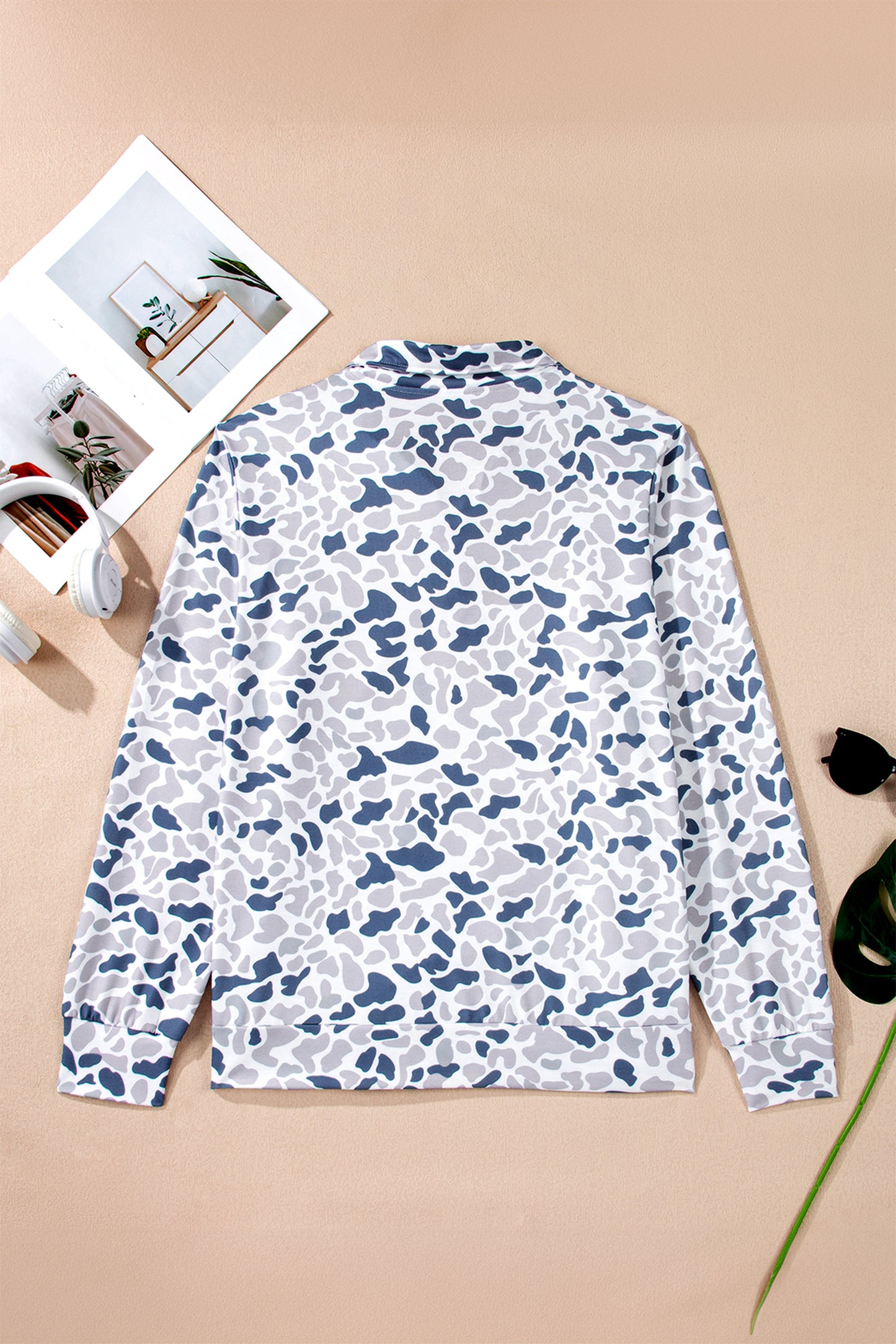 Multicolour Camouflage Plus Sweatshirt