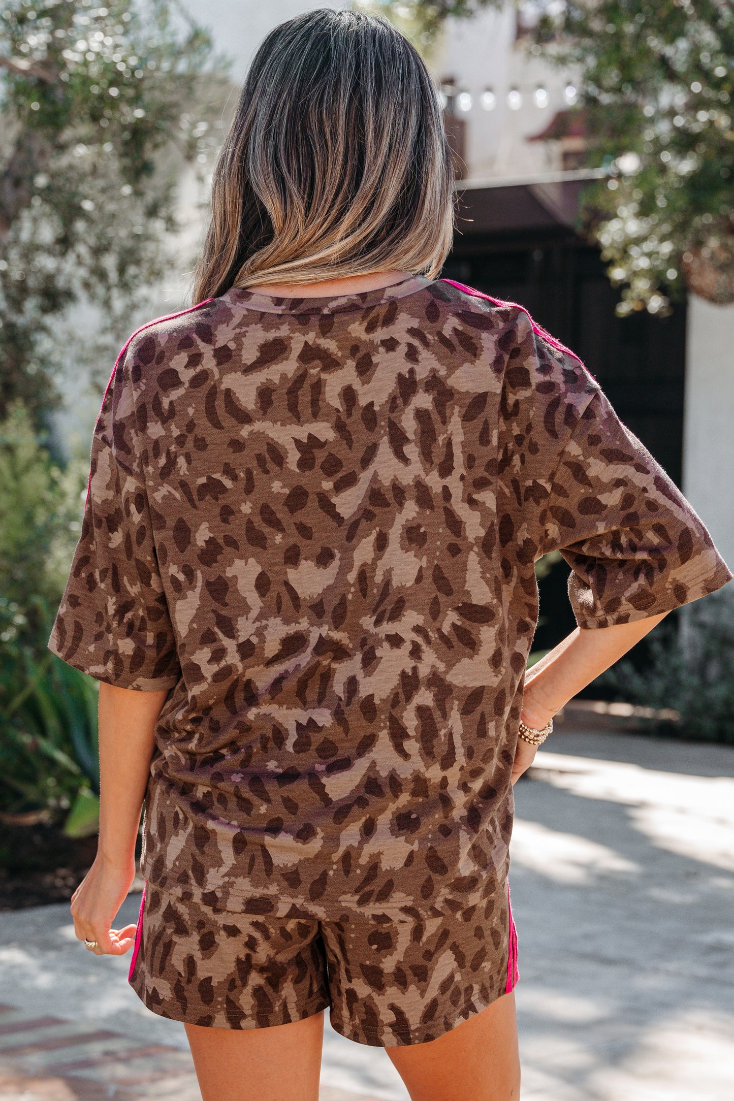 Cheetah Girl Short Set