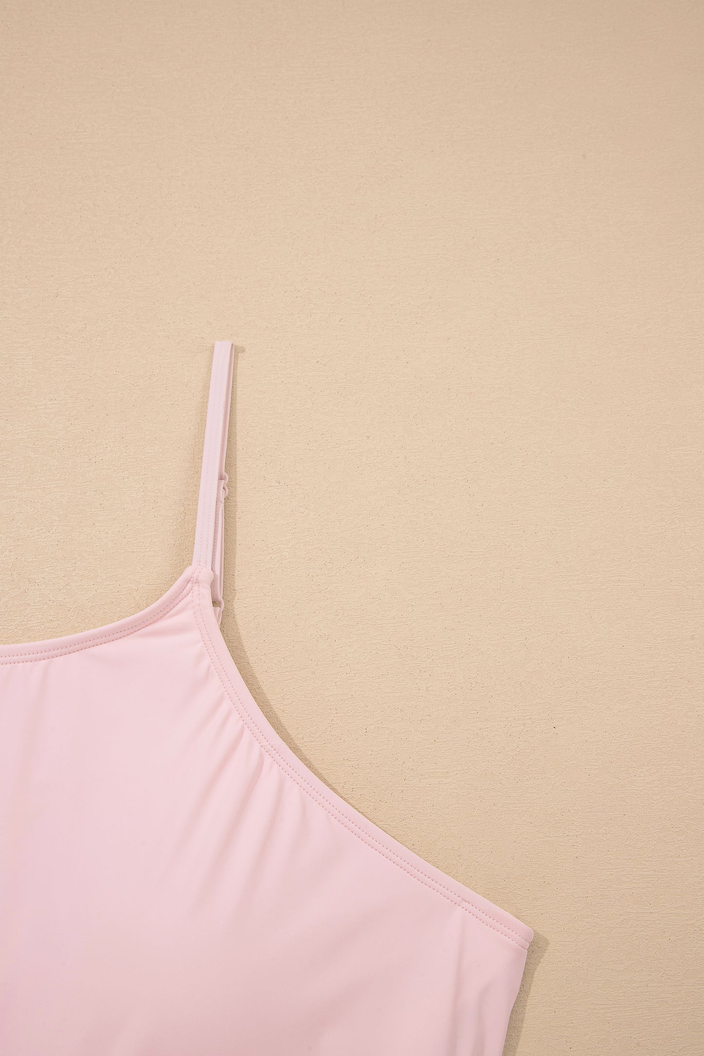 Pink Plus Size Build-in Shorts Sleeveless Dress