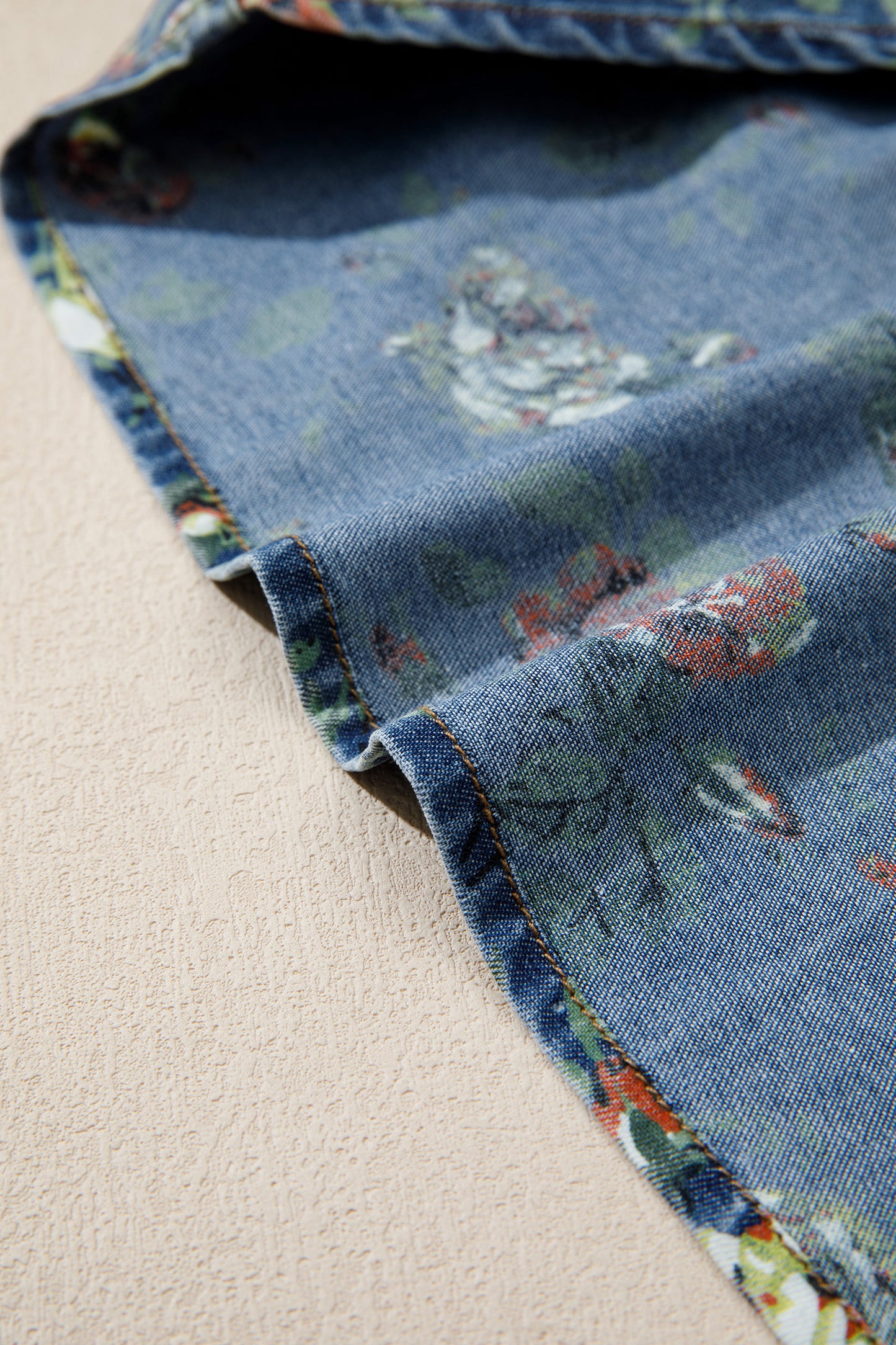 Denim sweetheart Top