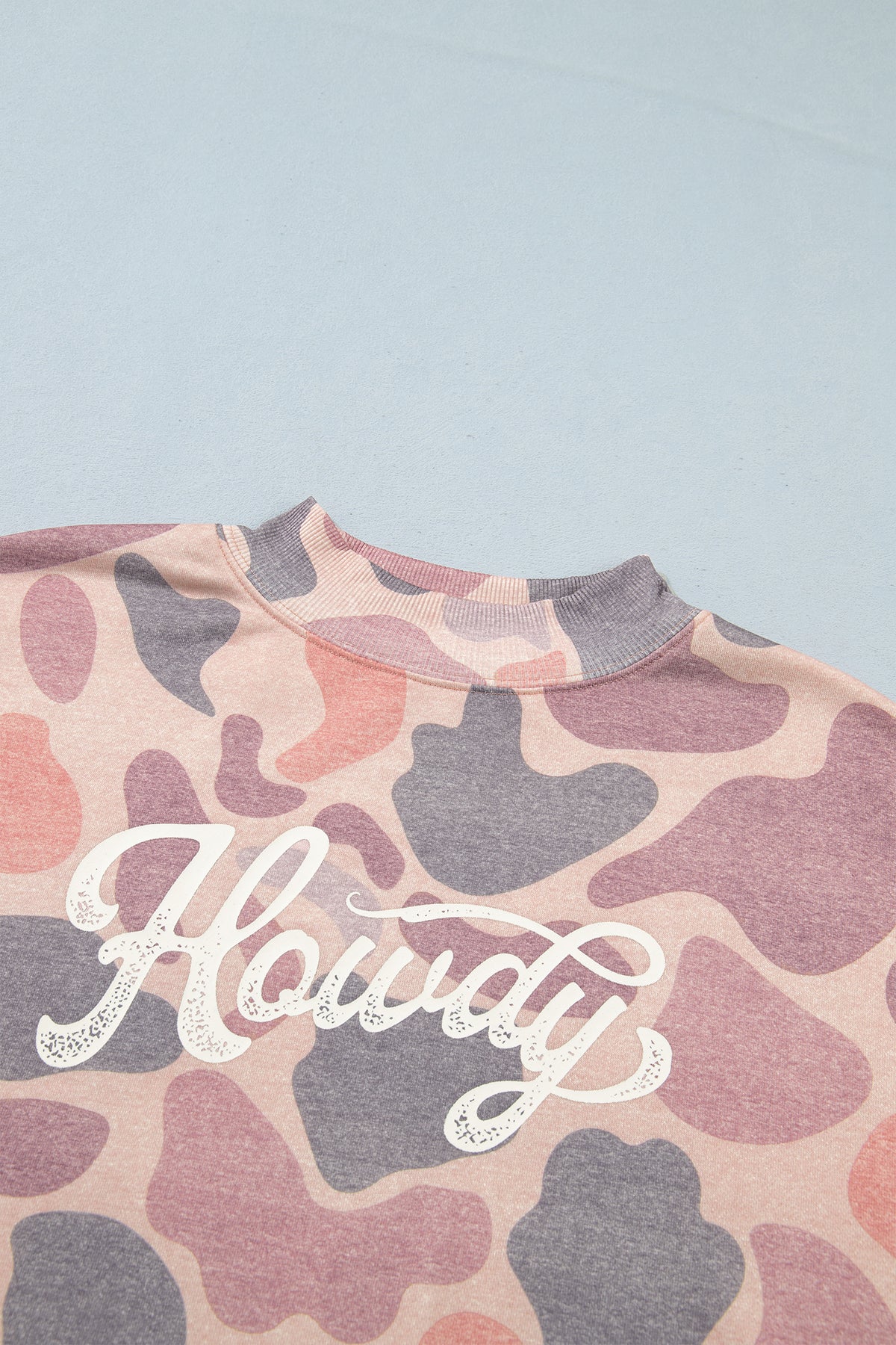 Multicolour Howdy Western  Pullover Sweatshirt