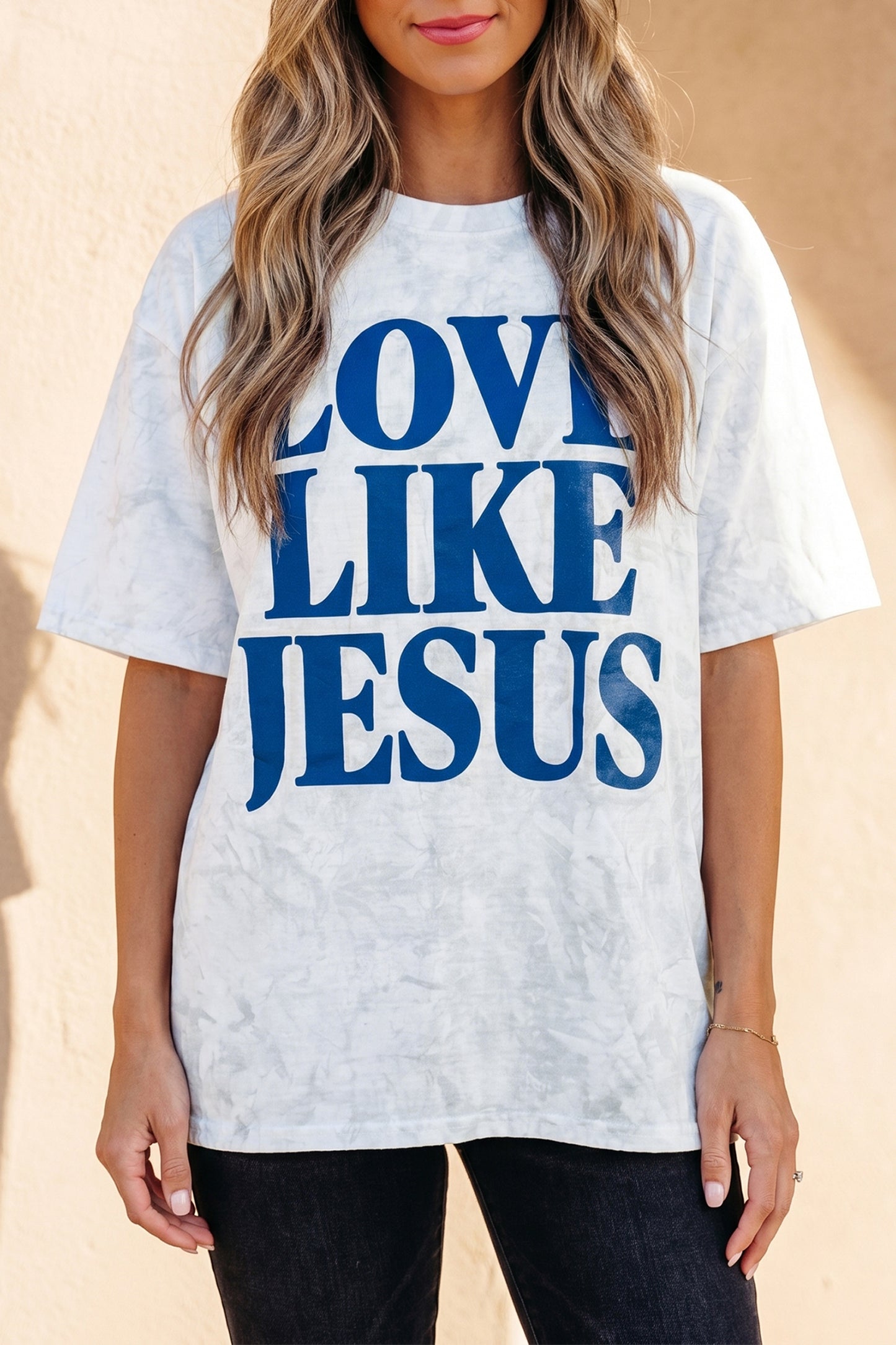 Blue LOVE LIKE JESUS Tee