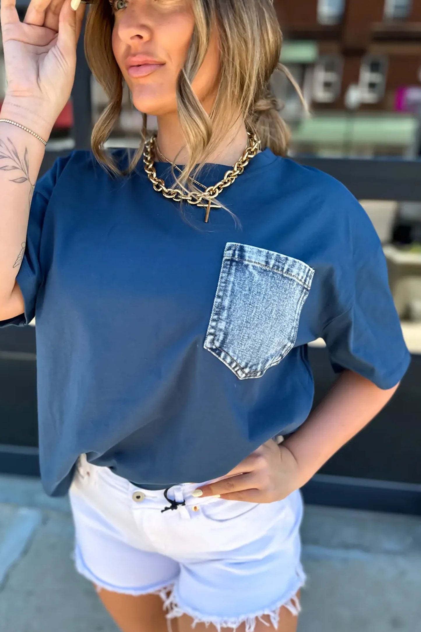 Baby Blue Top