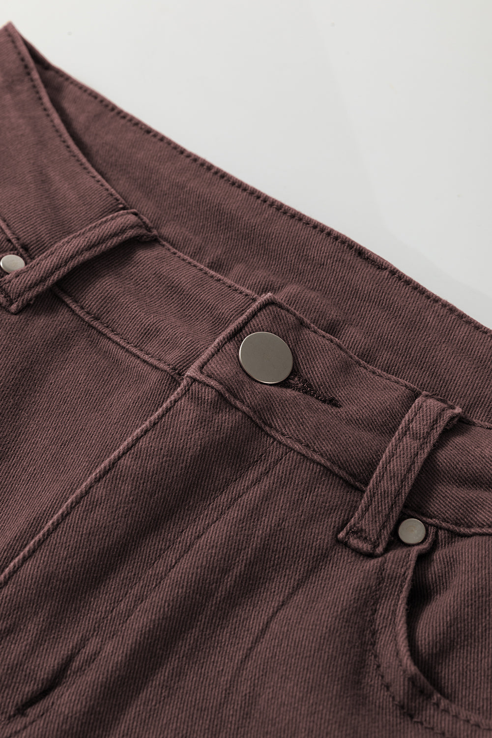 High Waist Coffee Jeans
