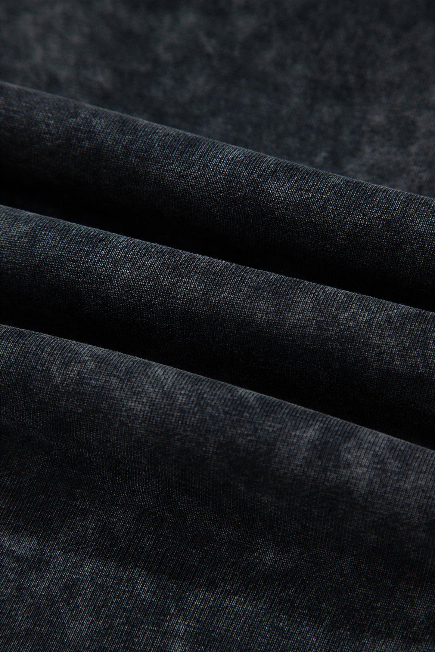 Black Mineral Wash  Barrel Pants