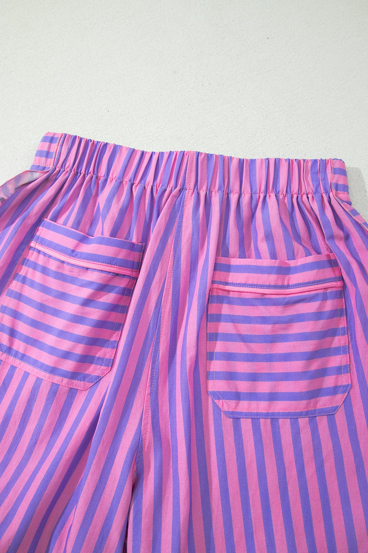 Neon Purple Stripe  Shorts