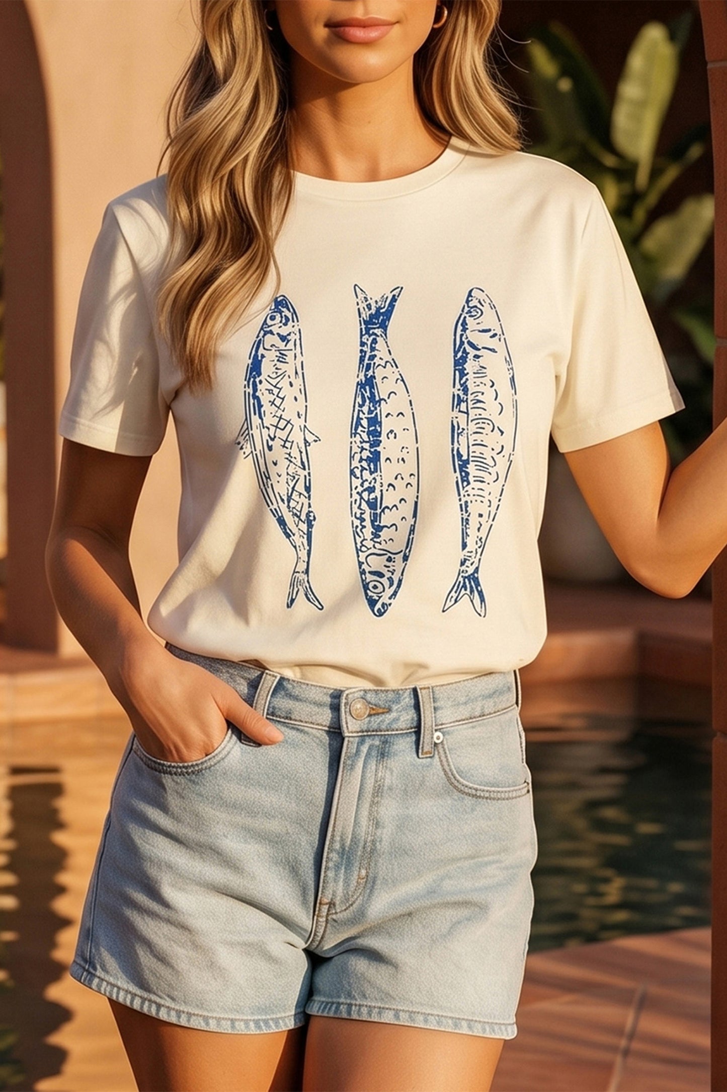 Blue Fish T Shirt