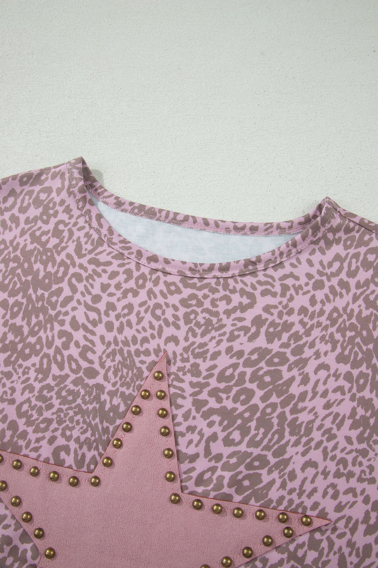 Pink Leopard Retro Tee
