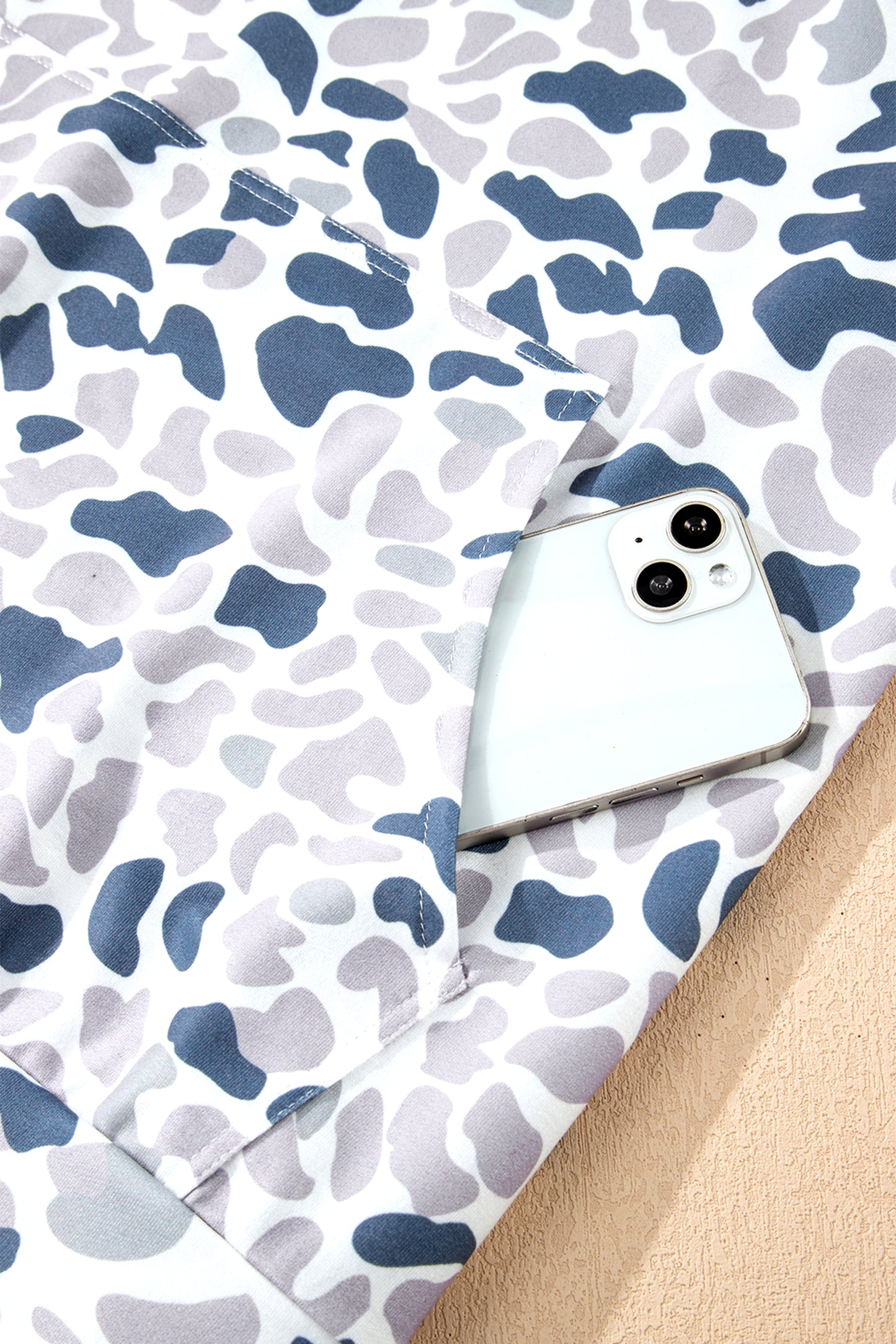 Multicolour Camouflage Plus Sweatshirt