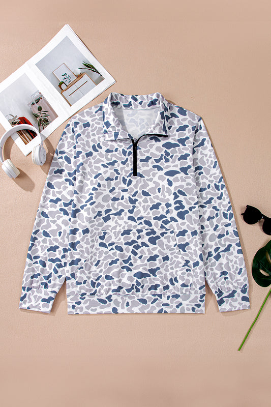 Multicolour Camouflage Plus Sweatshirt