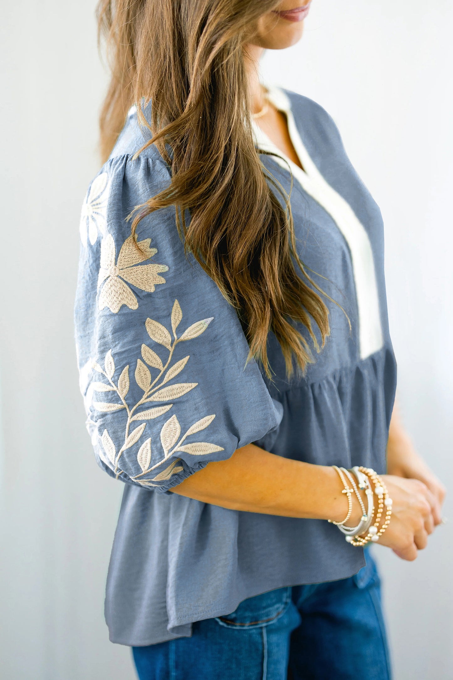 Buckwheat Babydoll Blouse