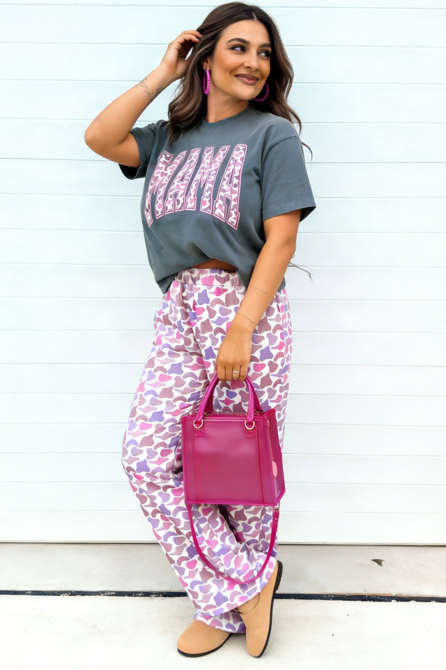 MAMA Pinkflage Pant Set