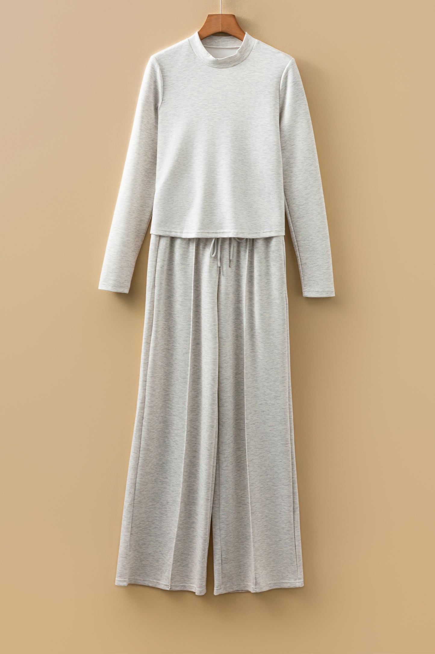 Light Grey Pants Set