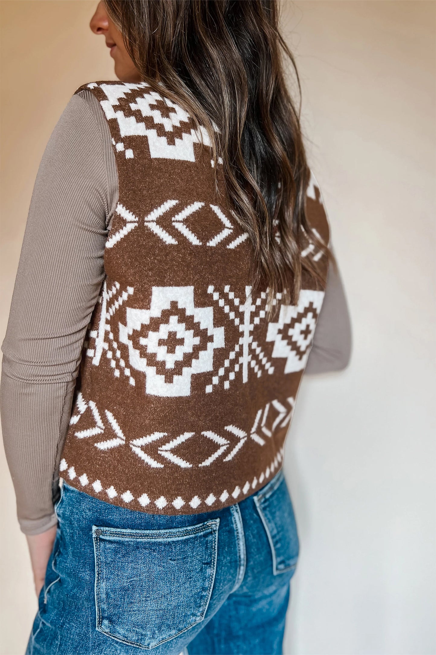 About to get western Sweater Vest