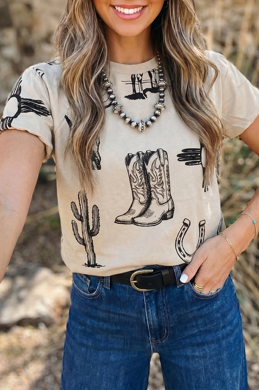 Retro NM Western T Shirt