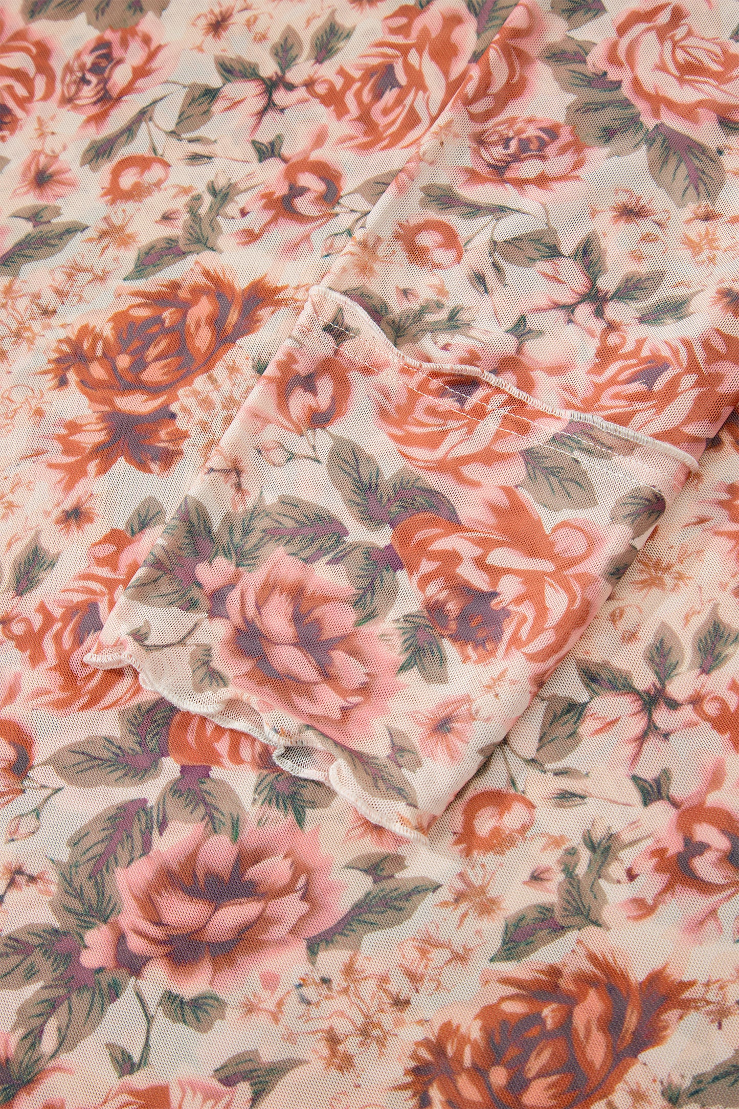 Floral plus Long Sleeve Top