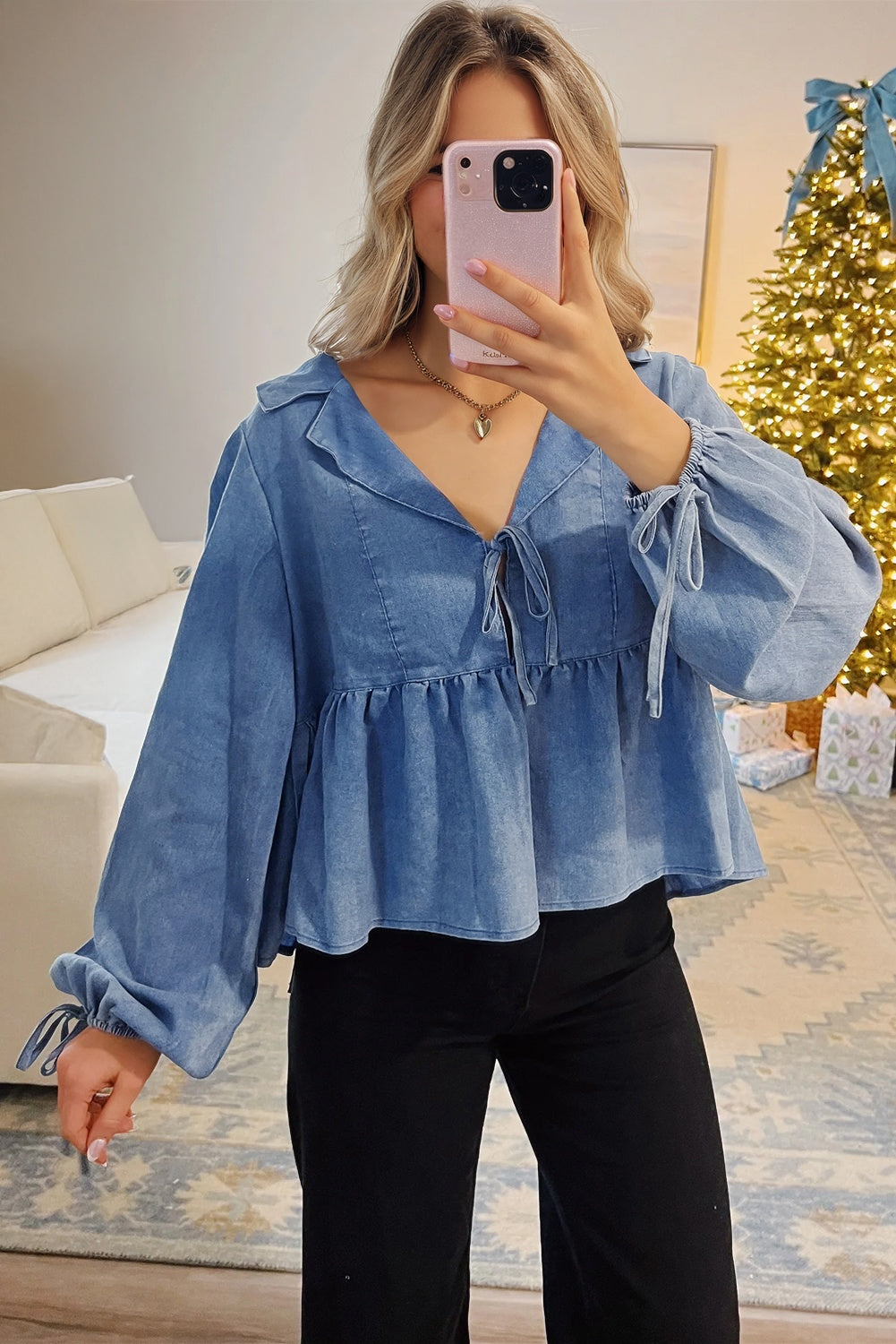 Babygirl Denim Top