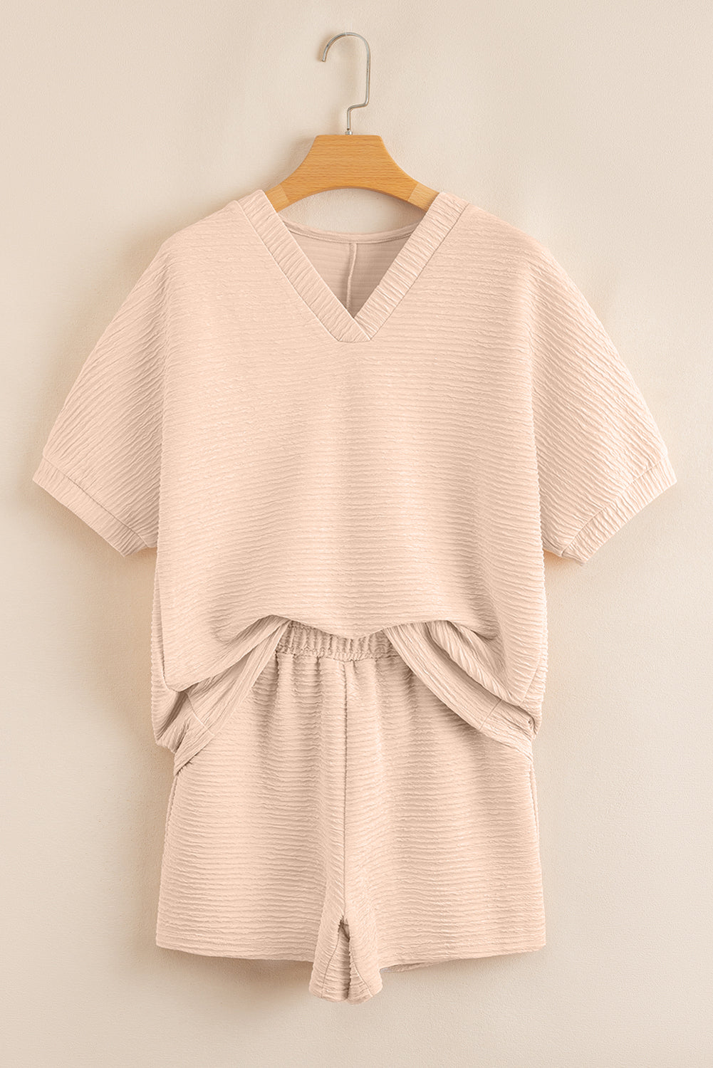 Creamy Shorts Set