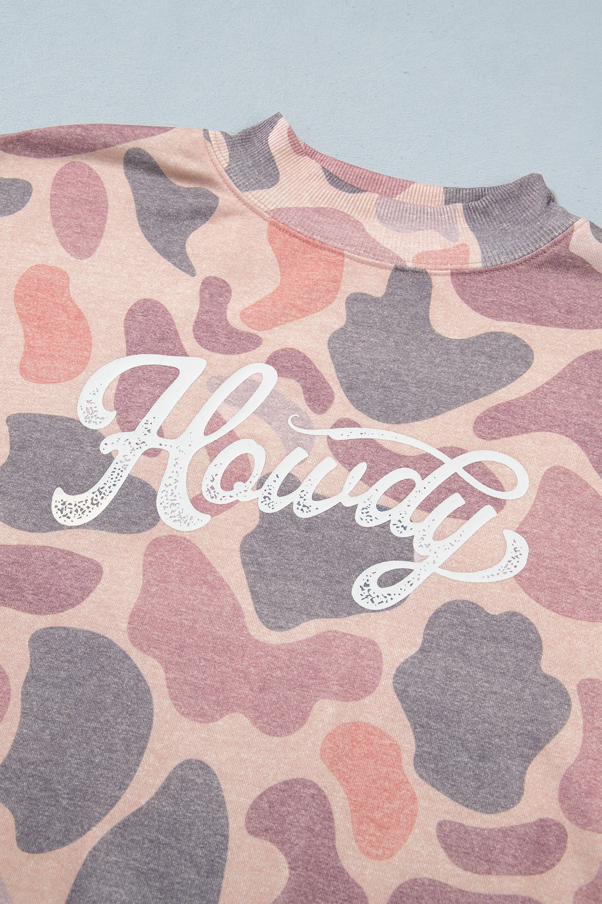 Multicolour Howdy Western  Pullover Sweatshirt