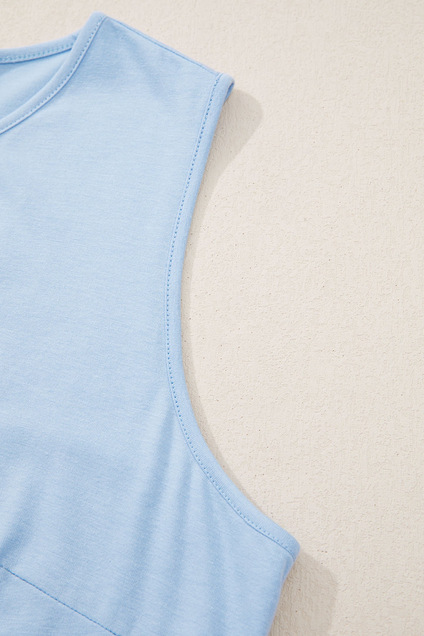 Baby Blue Bow Tank Top