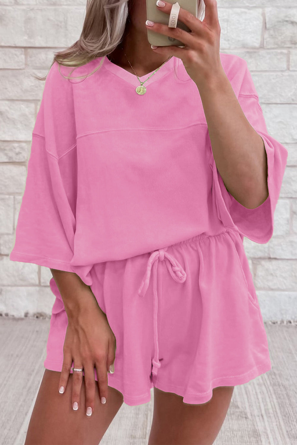 Cotton Candy short set