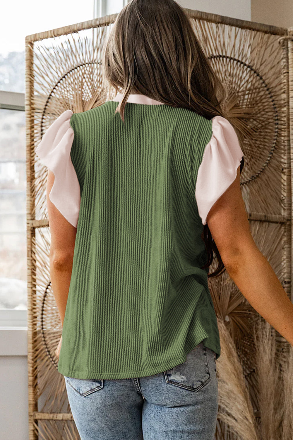 Forrest Green Plus Size Blouse