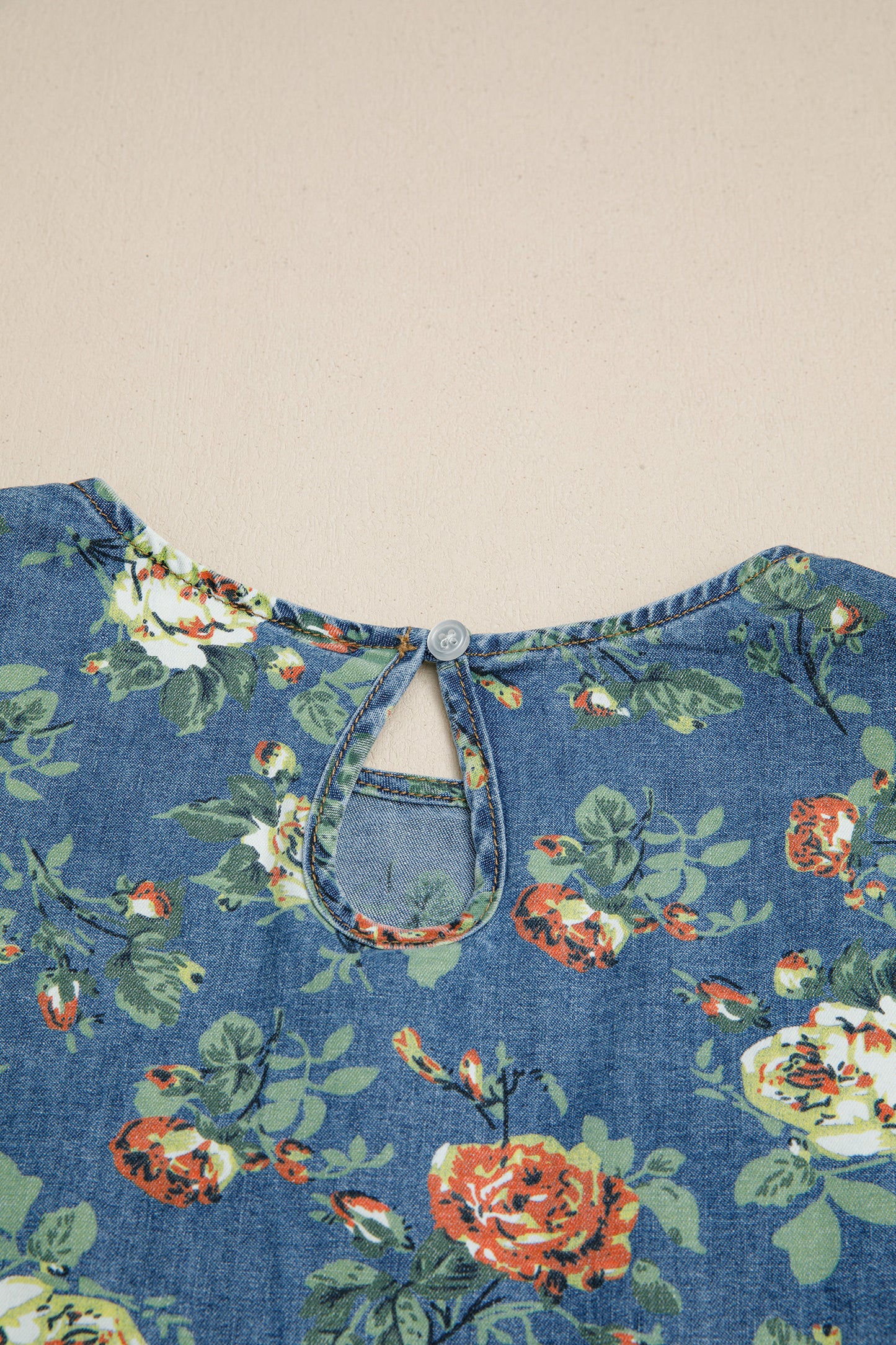 Denim sweetheart Top