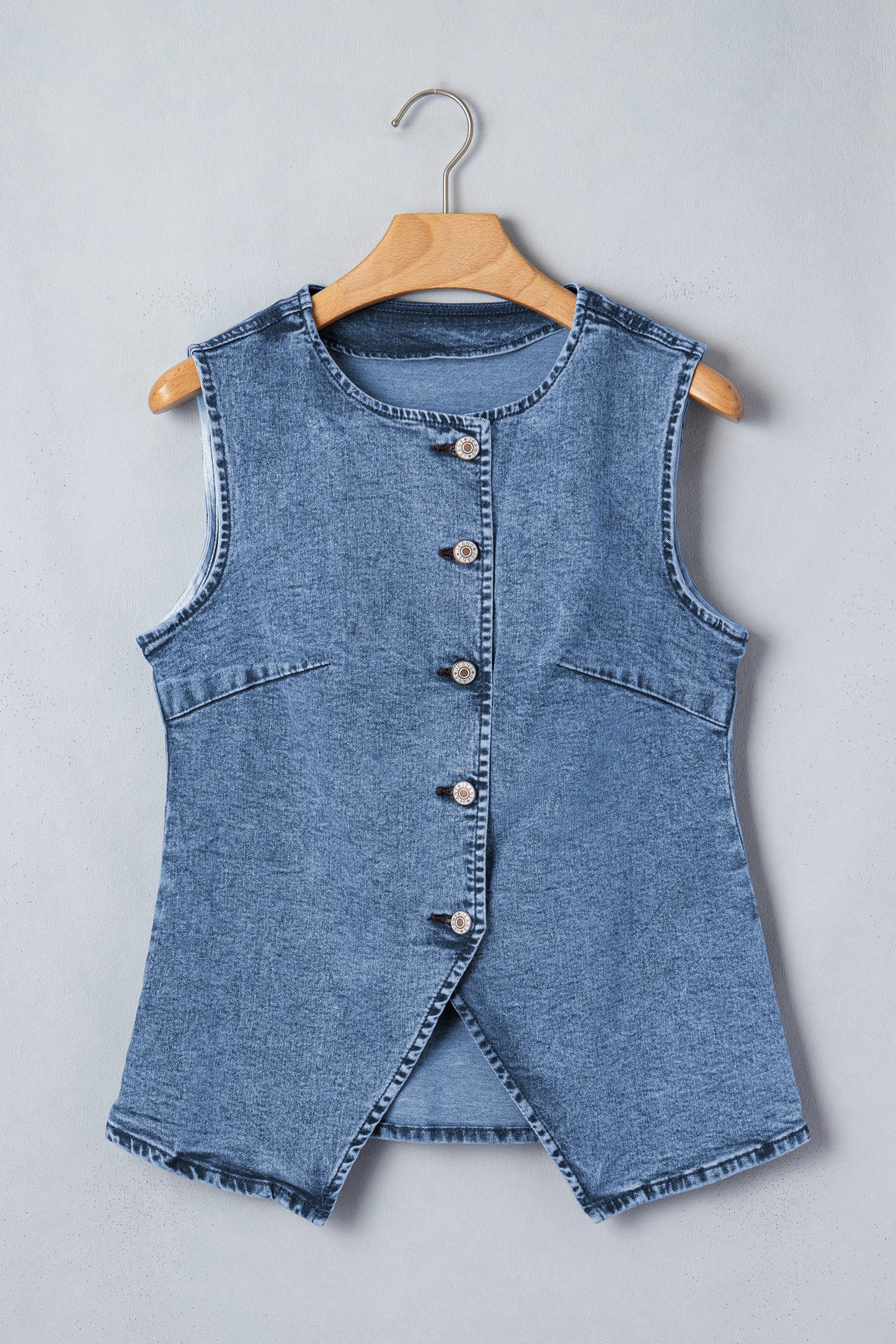 Light wash Beth Denim Vest