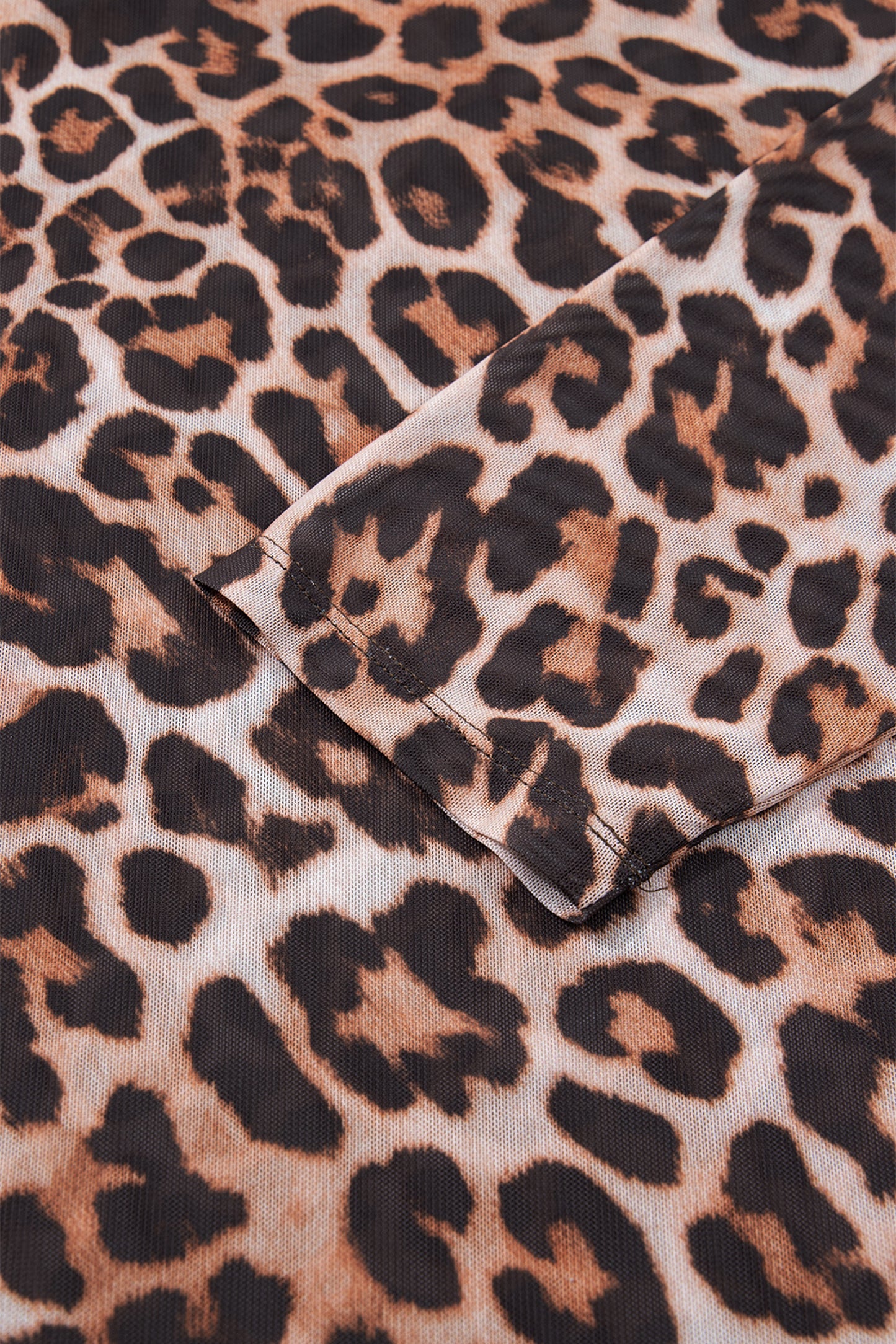 Cheetah Plus Mesh Top