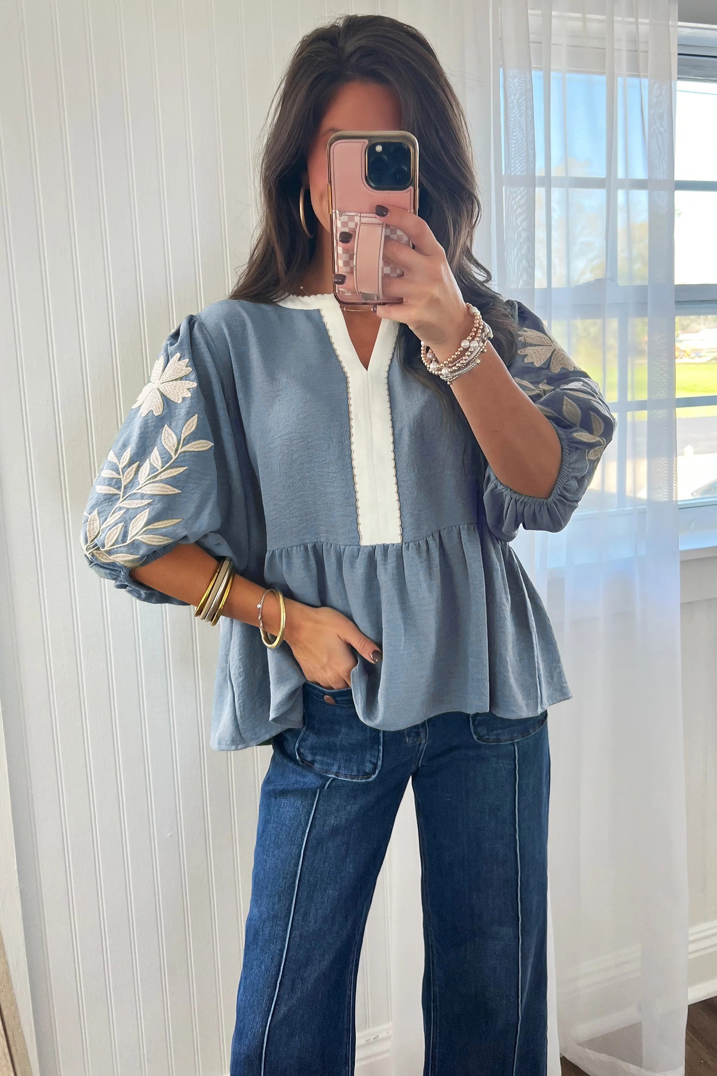Buckwheat Babydoll Blouse