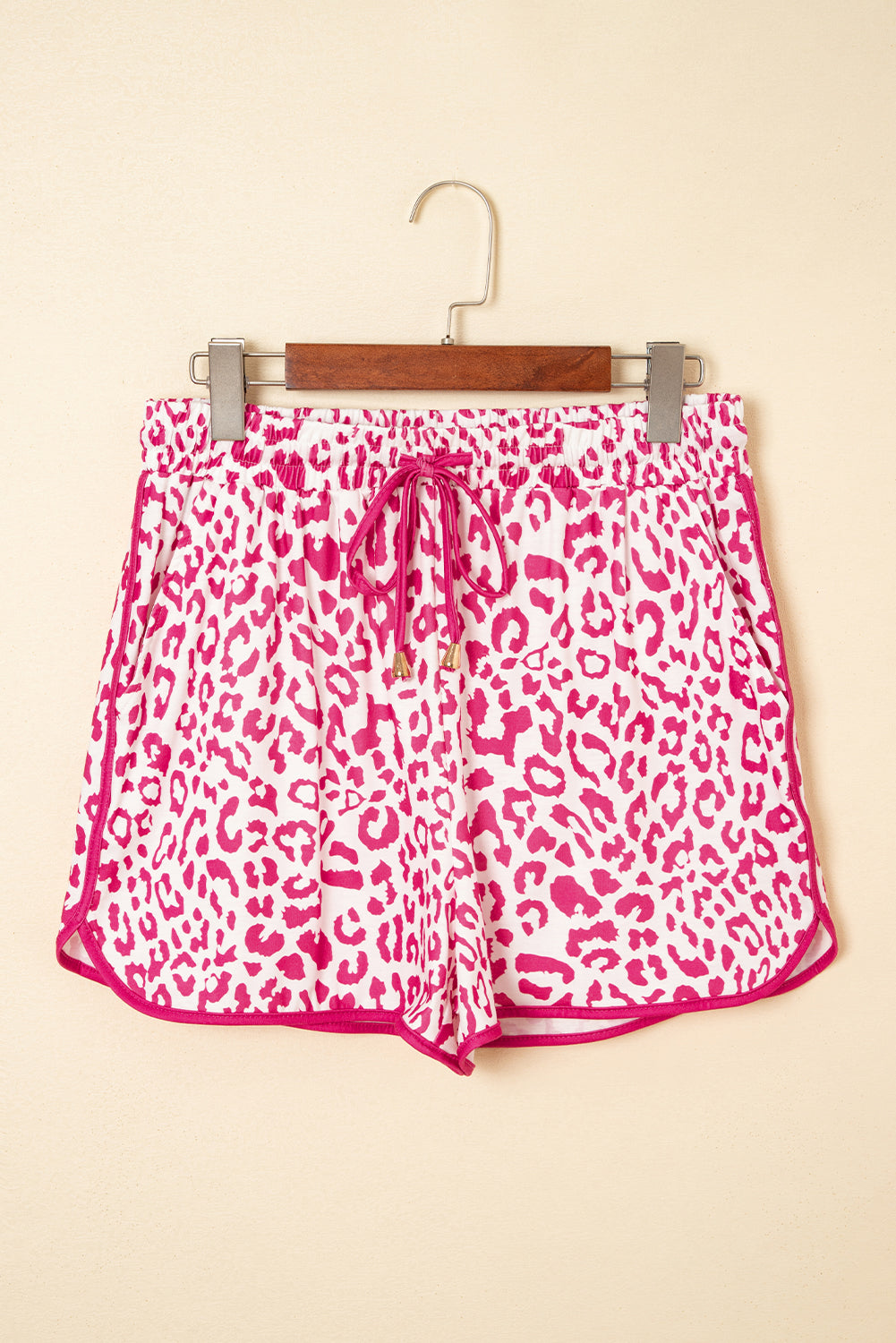Pink Leopard Shorts