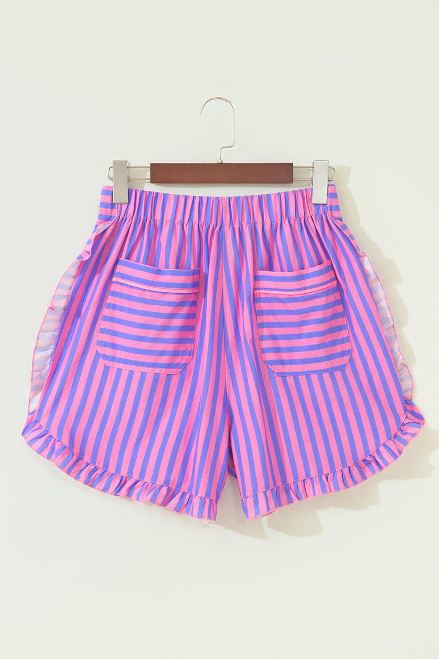 Neon Purple Stripe  Shorts