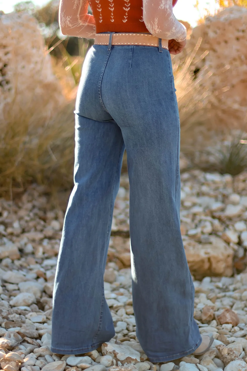 Multi Buttons Jeans